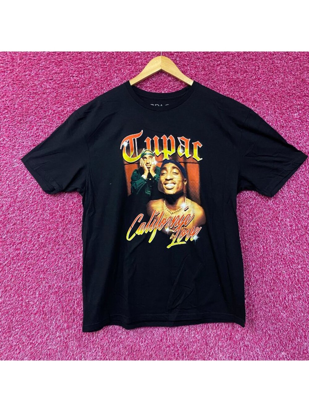 Tupac California Love Graphic Design T-shirt XL